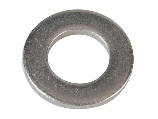 ForgeFix Flat Washers DIN125 A2 Stainless Steel M12 ForgePack 10 FORFPWAS12S