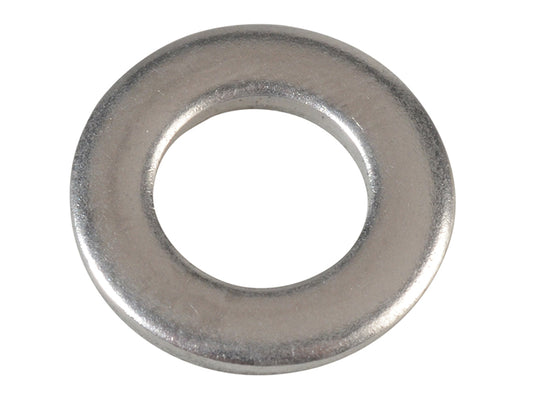 ForgeFix Flat Washers DIN125 A2 Stainless Steel M6 ForgePack 60 FORFPWAS6S