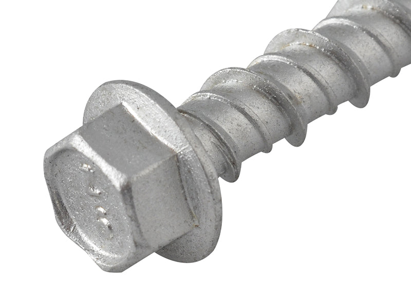 ForgeFix Lightning Bolt Hex/Flange Head M6 x 100mm Box 100 FORLGB6100