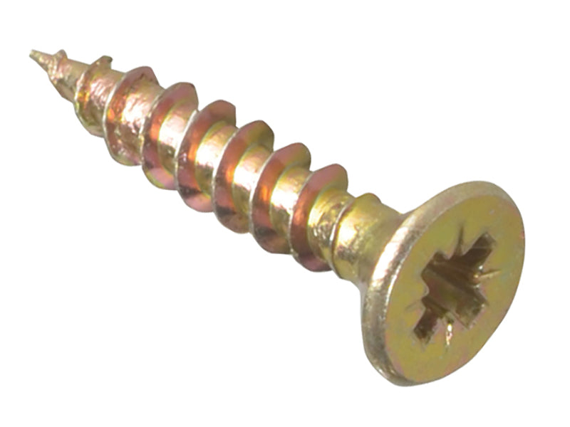 ForgeFix Multi-Purpose Pozi Compatible Screw CSK ST ZYP 3.5 x 17mm Box 200 FORMPS3517Y