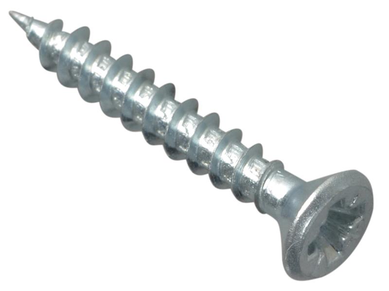 ForgeFix Multi-Purpose Pozi Compatible Screw CSK ST ZP 3.5 x 30mm Box 200 FORMPS3530ZP