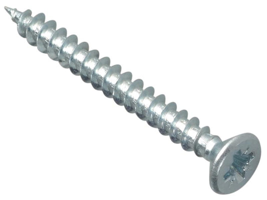 ForgeFix Multi-Purpose Pozi Compatible Screw CSK ST ZP 4 x 40mm Box 200 FORMPS440ZP