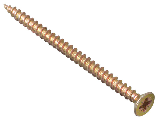 ForgeFix Multi-Purpose Pozi Compatible Screw CSK ST ZYP 6.0 x 80mm Box 100 FORMPS680Y