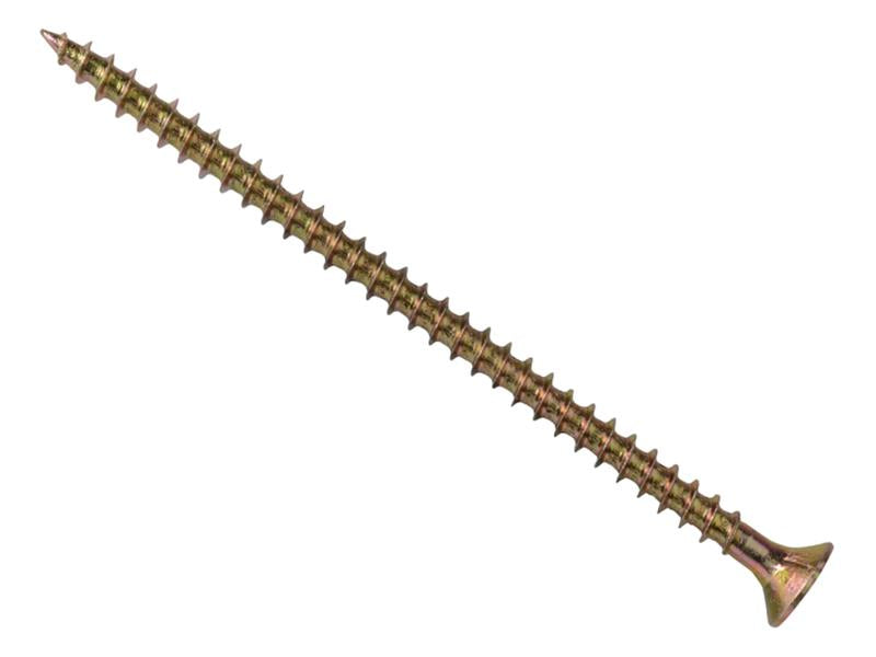 ForgeFix Multi-Purpose Pozi Compatible Screw CSK ST ZYP 5.0 x 80mm Box 100 FORMPS580Y