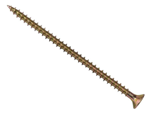 ForgeFix Multi-Purpose Pozi Compatible Screw CSK ST ZYP 5.0 x 90mm Box 100 FORMPS590Y