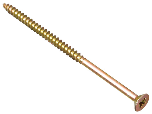 ForgeFix Multi-Purpose Pozi Compatible Screw CSK ST ZYP 6.0 x 120mm Box 100 FORMPS6120Y