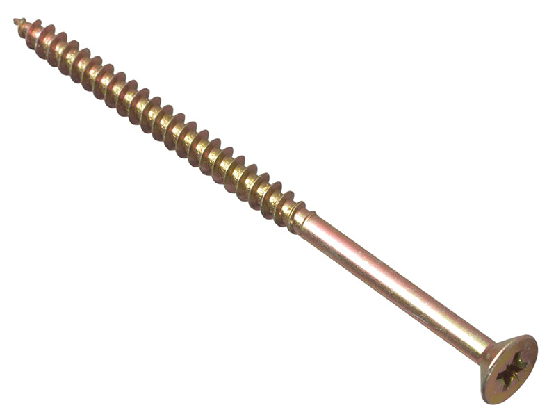 ForgeFix Multi-Purpose Pozi Compatible Screw CSK ST ZYP 6.0 x 90mm Box 100 FORMPS690Y