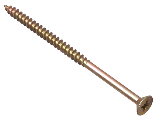 ForgeFix Multi-Purpose Pozi Compatible Screw CSK ST ZYP 6.0 x 90mm Box 100 FORMPS690Y