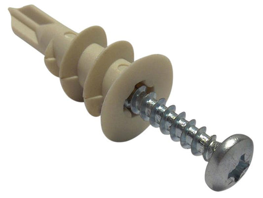 ForgeFix Cavity Wall Nylon Speed Plug 4.5 x 35mm Box 100 FORNSP421