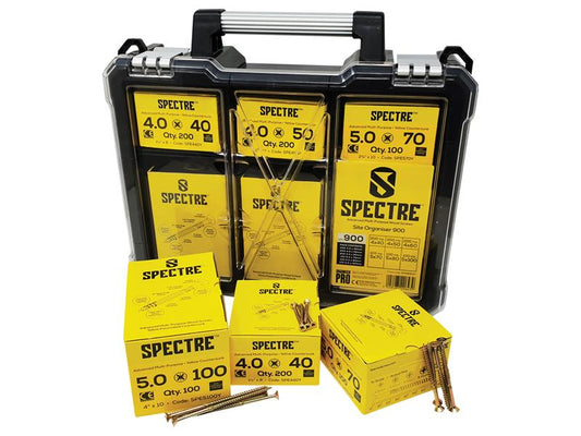 ForgeFix Spectre™ Site Organiser 900 Piece FOROPSPE900Y