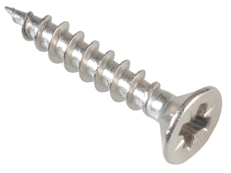 ForgeFix Multi-Purpose Pozi Compatible Screw CSK ST S/Steel 3.5 x 20mm Box 200 FORPOZI3520S