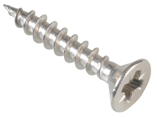ForgeFix Multi-Purpose Pozi Compatible Screw CSK ST S/Steel 3.5 x 20mm Box 200 FORPOZI3520S