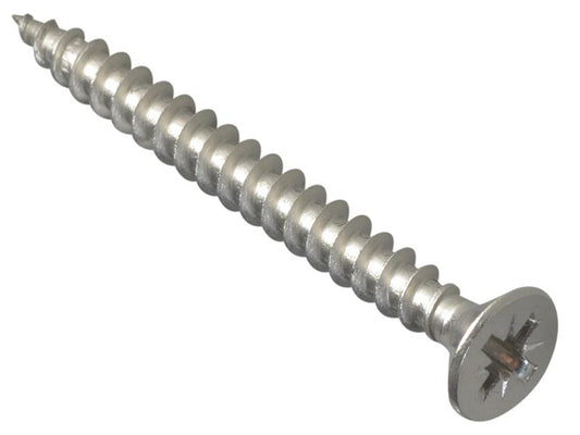 ForgeFix Multi-Purpose Pozi Compatible Screw CSK ST S/Steel 5.0 x 50mm Box 200 FORPOZI550S