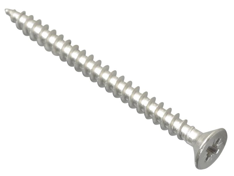 ForgeFix Multi-Purpose Pozi Compatible Screw CSK ST S/Steel 5.0 x 60mm Box 100 FORPOZI560S