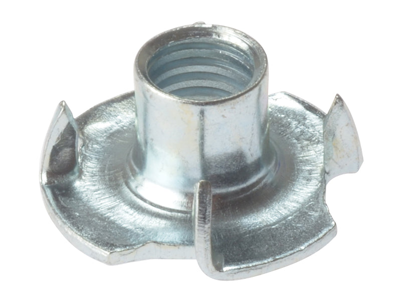 ForgeFix Pronged T Nuts ZP M8 Bag 10 FORPTN8M
