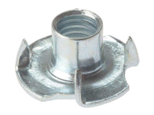 ForgeFix Pronged T Nuts ZP M6 Bag 10 FORPTN6M