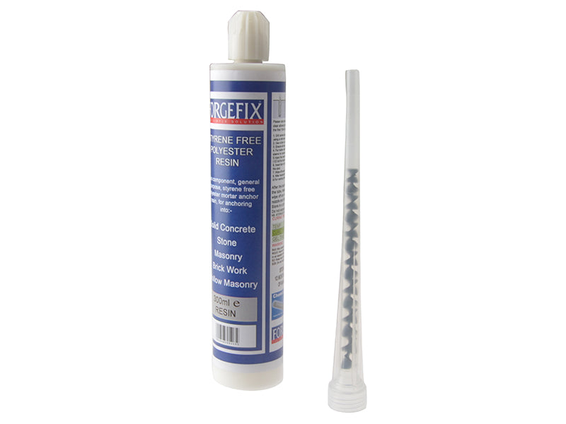 ForgeFix Chemical Anchor Styrene Free Resin 300ml Box 1 FORRESSF300