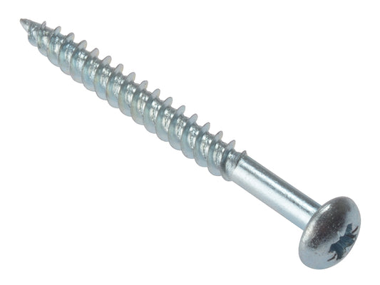 ForgeFix General Purpose Pozi Compatible Screw Round Head TT ZP 2in x 10 Box 200 FORRH210ZP