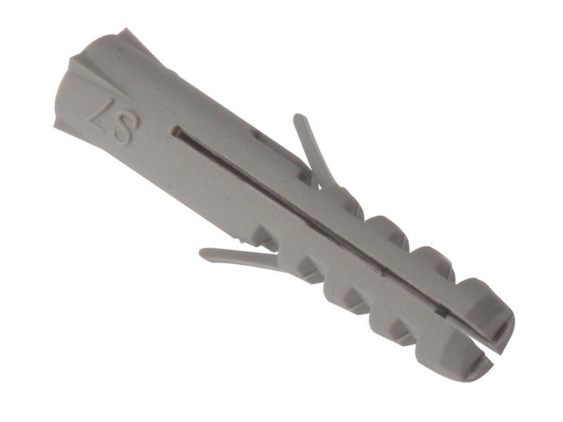 ForgeFix Nylon Wall Plug Rimless M6 x 30mm Bag 100 FORRIM630M