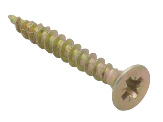 ForgeFix Spectre™ PZ Compatible Wood Screw CSK ZYP 4.0 x 30mm Box 200 FORSPE430Y