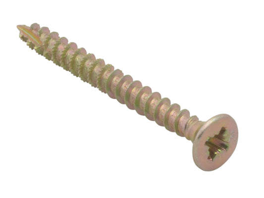 ForgeFix Spectre™ PZ Compatible Wood Screw CSK ZYP 5.0 x 40mm Box 200 FORSPE540Y