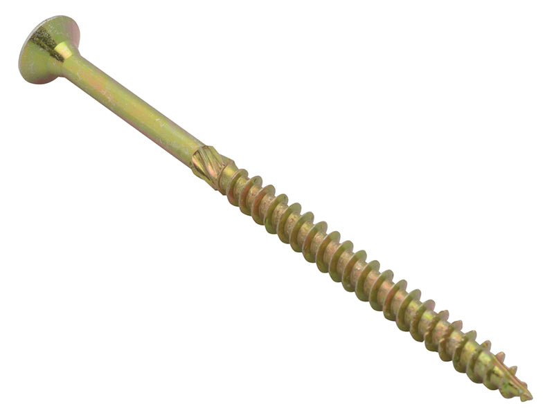 ForgeFix Spectre™ PZ Compatible Wood Screw CSK ZYP 6.0 x 100mm Box 100 FORSPE6100Y