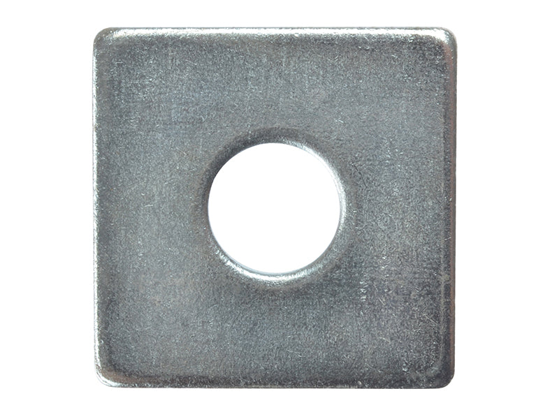 ForgeFix Square Plate Washer ZP 50 x 50 x 12mm Bag 10 FORSQPL5012M