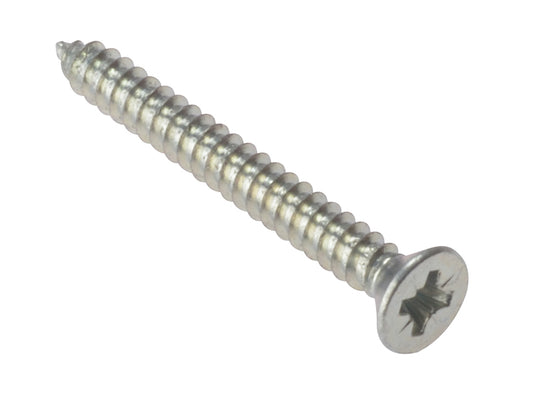 ForgeFix Self-Tapping Screw Pozi Compatible CSK ZP 1.1/4in x 8 Box 200 FORSTCK1148Z