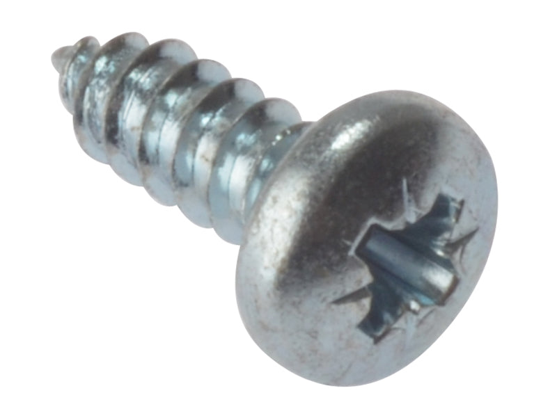 ForgeFix Self-Tapping Screw Pozi Compatible Pan Head ZP 1.1/4in x 10 Box 200 FORSTP11410Z