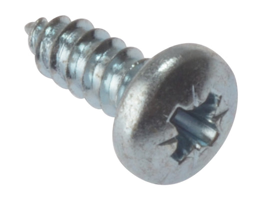 ForgeFix Self-Tapping Screw Pozi Compatible Pan Head ZP 1/2in x 10 Box 200 FORSTP1210Z