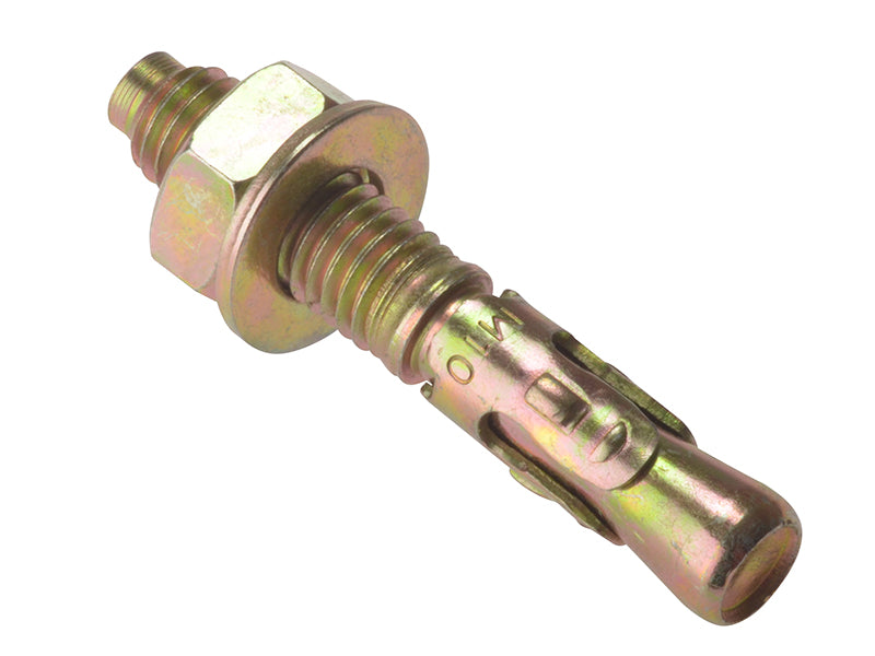 ForgeFix Through Bolt ZYP M8 x 95mm Bag 10 FORTB895M