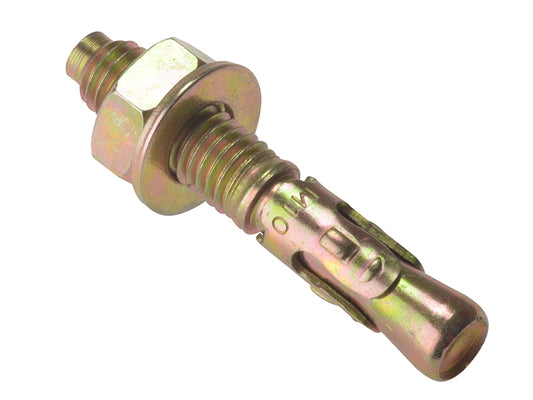 ForgeFix Through Bolt ZYP M10 x 80mm Bag 10 FORTB1080M