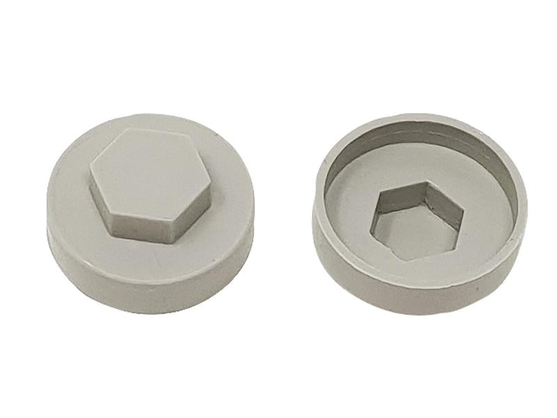 ForgeFix TechFast Cover Cap Goosewing Grey 16mm (Pack 100) FORTFCC16GG