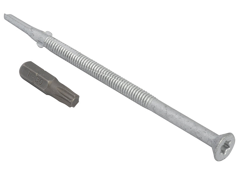 ForgeFix TechFast Roofing Screw Timber - Steel Heavy Section 5.5 x 109mm Pack 50 FORTFCH55109
