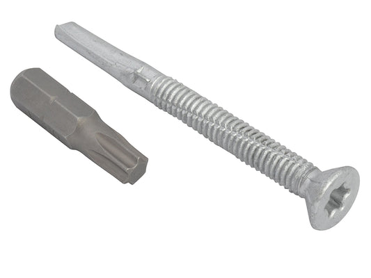 ForgeFix TechFast Roofing Screw Timber - Steel Heavy Section 5.5 x 60mm Pack 100 FORTFCH5560