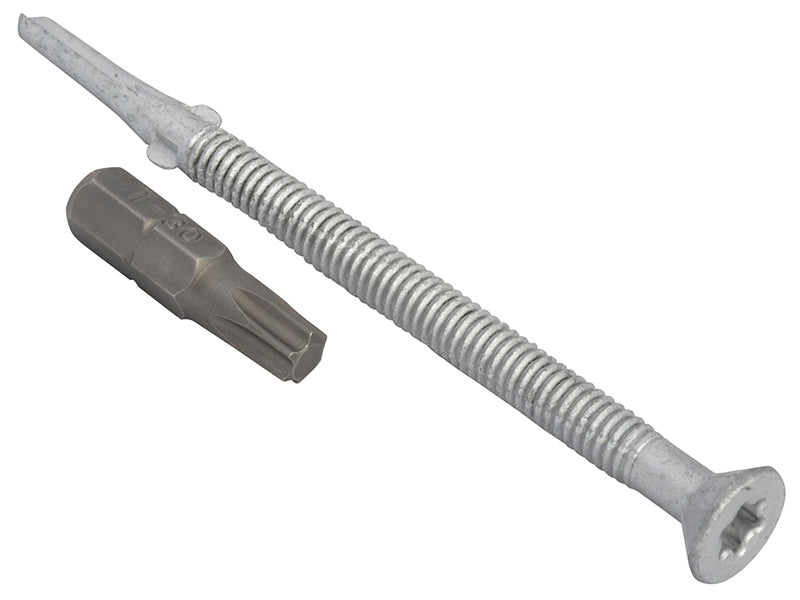 ForgeFix TechFast Roofing Screw Timber - Steel Heavy Section 5.5 x 85mm Pack 50 FORTFCH5585