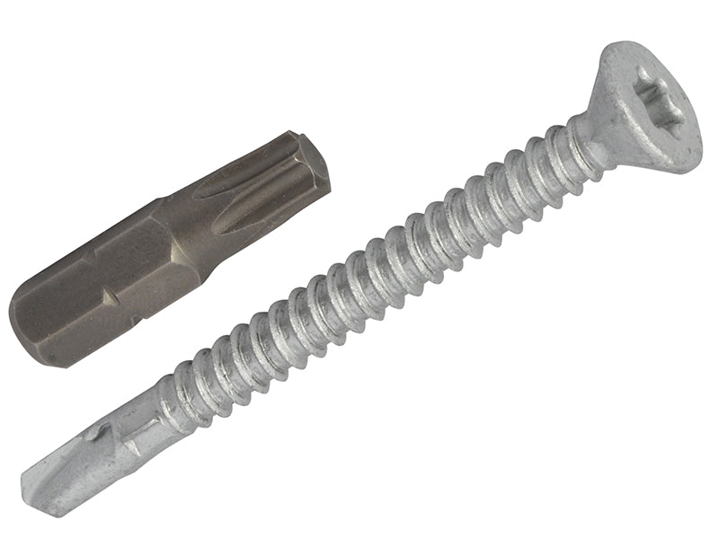 ForgeFix TechFast Roofing Screw Timber - Steel Light Section 5.5 x 60mm Pack 100 FORTFCL5560