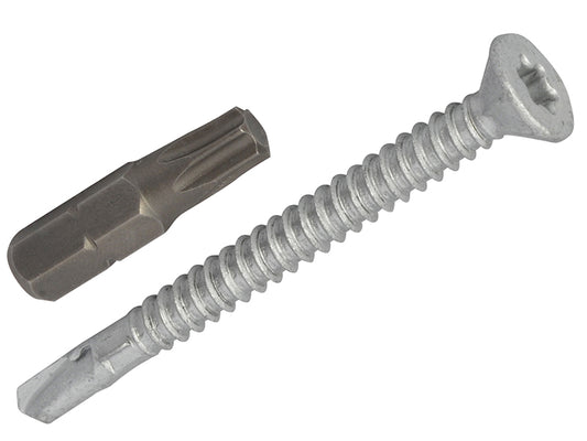 ForgeFix TechFast Roofing Screw Timber - Steel Light Section 5.5 x 60mm Pack 100 FORTFCL5560