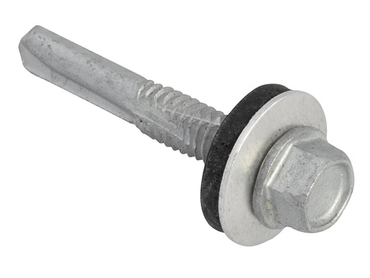 ForgeFix TechFast Hex Head Roofing Screw Self-Drill Heavy Section 5.5 x 35mm Pack 100 FORTFHH5535