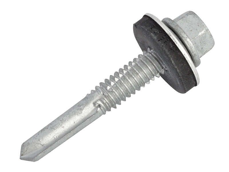 ForgeFix TechFast Hex Head Roofing Screw Self-Drill Heavy Section 5.5 x 35mm Pack 100 FORTFHH5535