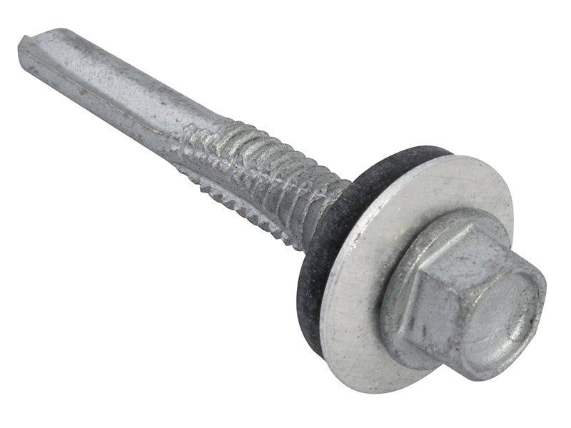 ForgeFix TechFast Hex Head Roofing Screw Self-Drill Heavy Section 5.5 x 38mm Pack 100 FORTFHH5538
