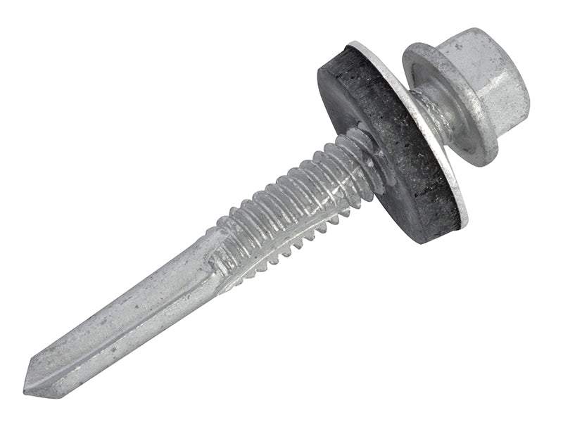 ForgeFix TechFast Hex Head Roofing Screw Self-Drill Heavy Section 5.5 x 38mm Pack 100 FORTFHH5538