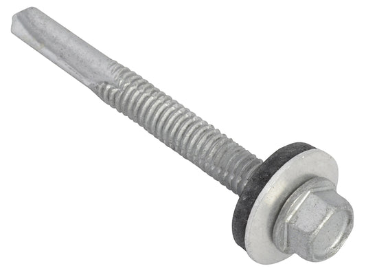 ForgeFix TechFast Hex Head Roofing Screw Self-Drill Heavy Section 5.5 x 51mm Pack 100 FORTFHH5551