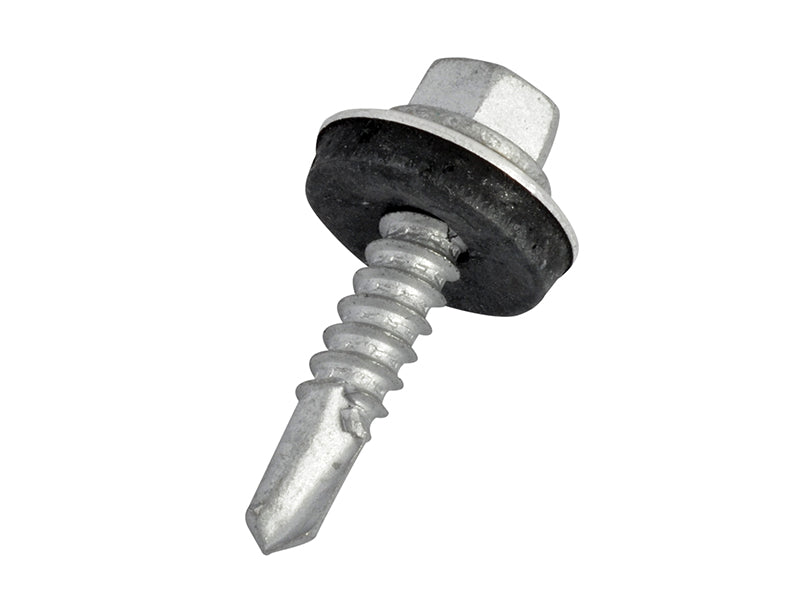 ForgeFix TechFast Hex Head Roofing Screw Self-Drill Light Section 5.5 x 25mm Pack 100 FORTFHL5525
