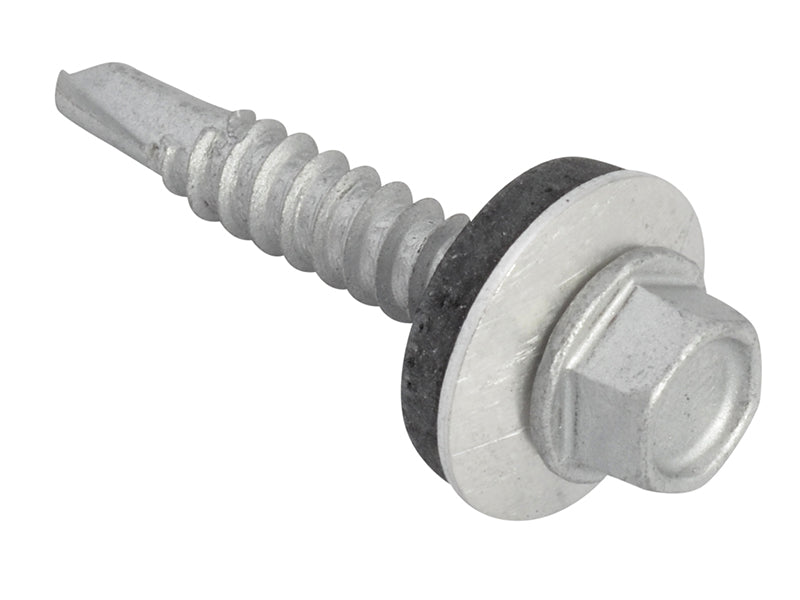 ForgeFix TechFast Hex Head Roofing Screw Self-Drill Light Section 5.5 x 32mm Pack 100 FORTFHL5532
