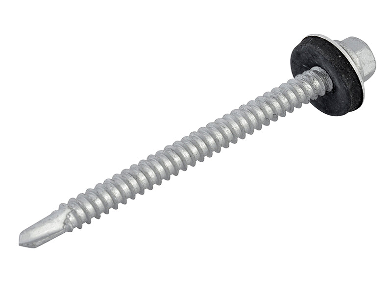 ForgeFix TechFast Hex Head Roofing Screw Self-Drill Light Section 5.5 x 70mm Pack 50 FORTFHL5570