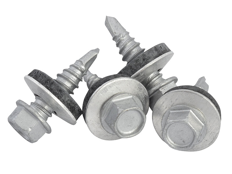 ForgeFix TechFast Hex Head Stitching Screw Self-Drill 6.3 x 22mm Pack 100 FORTFHS6322