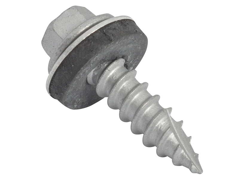ForgeFix TechFast Hex Head Screw Sheet to Timber 6.3 x 25mm Pack 100 FORTFHT6325