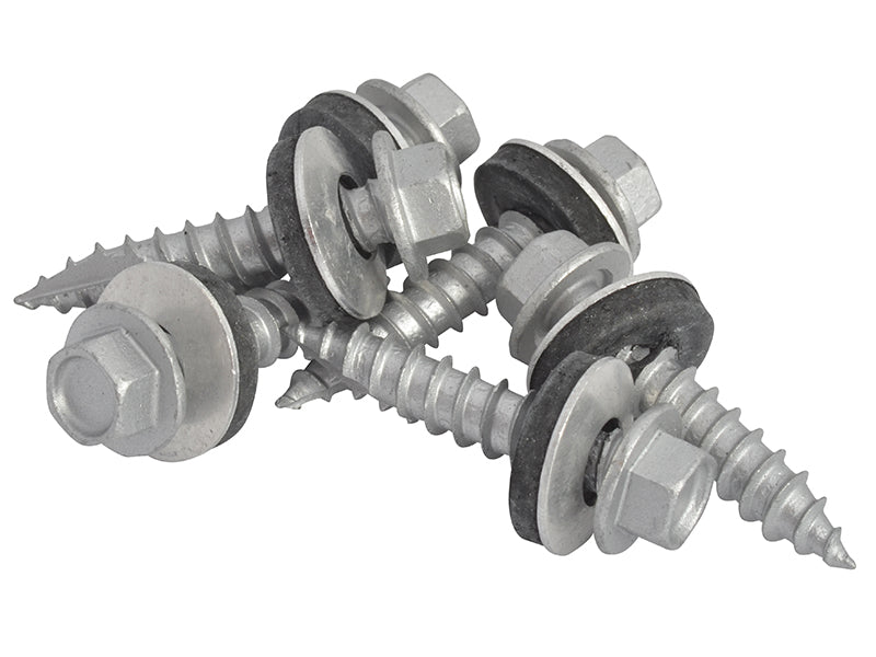 ForgeFix TechFast Hex Head Screw Sheet to Timber 6.3 x 32mm Pack 100 FORTFHT6332