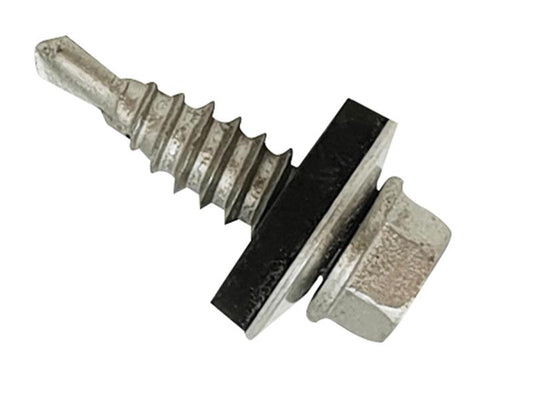 ForgeFix TechFast Self-Drilling Stitching Hex Screw & Washer No.1 Tip 6.3 x 22mm Box 100 FORTFHWD6322